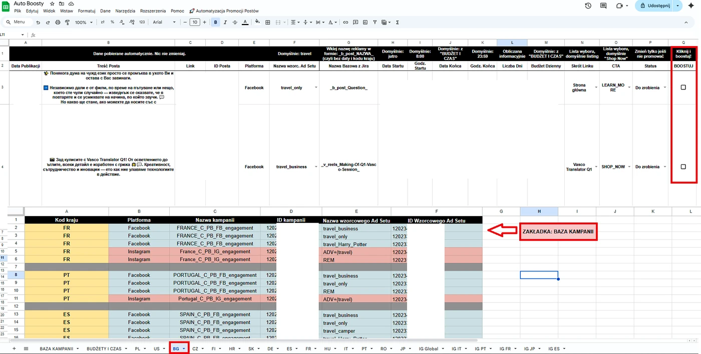 Autorskie narzędzie automatyzacji - integracja API + GSheets